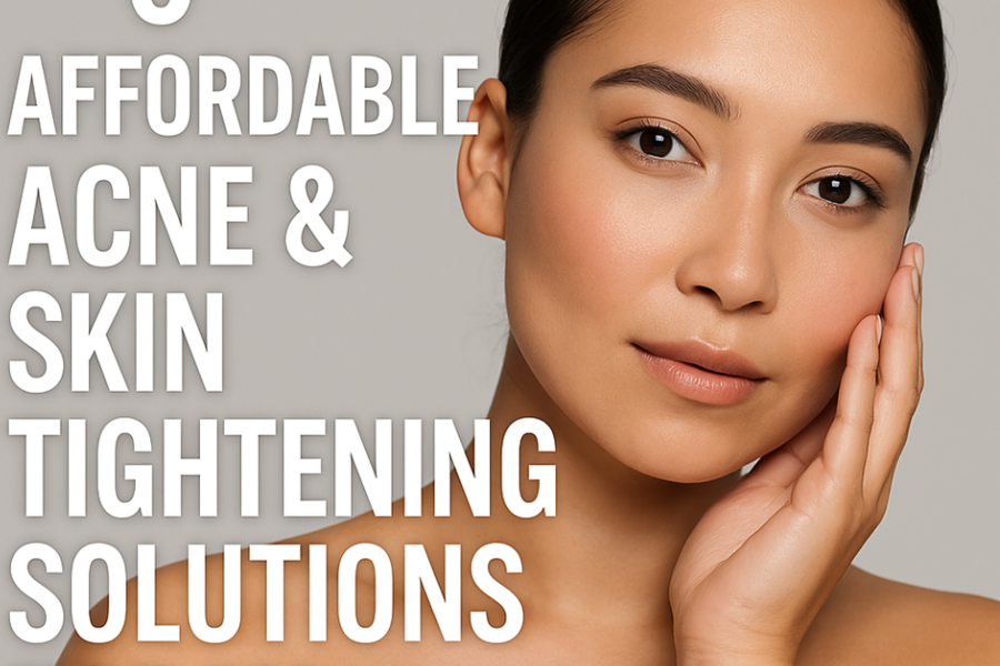 8 Affordable Acne & Skin Tightening Solutions Today