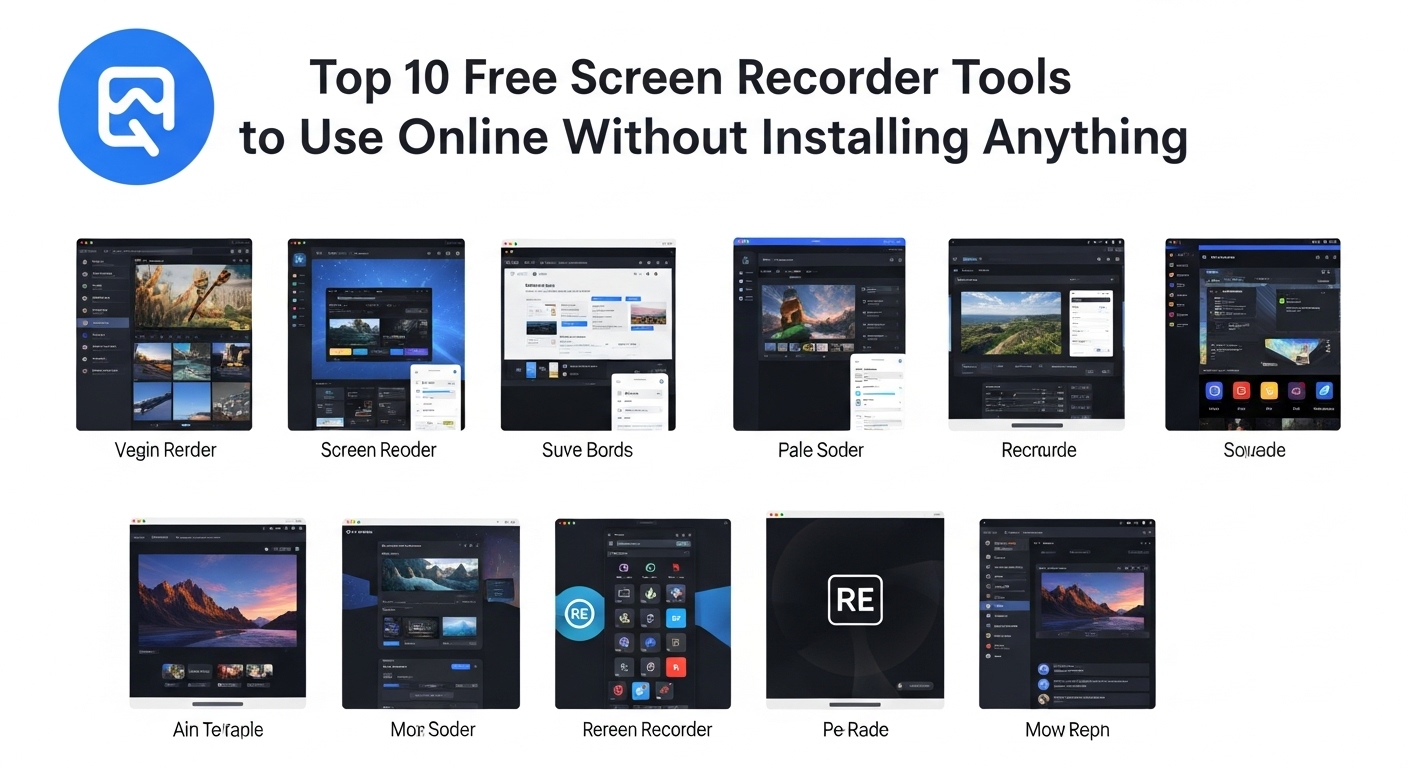 Top 10 Free Screen Recorder Tools to Use Online Without Installing Anything
