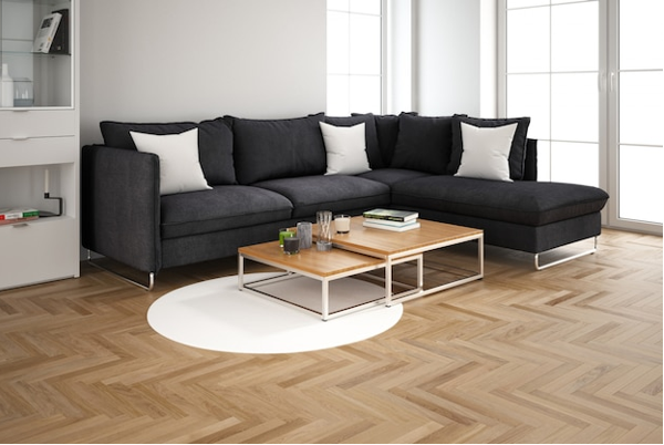 Eco-Friendly Flooring in a Living Room