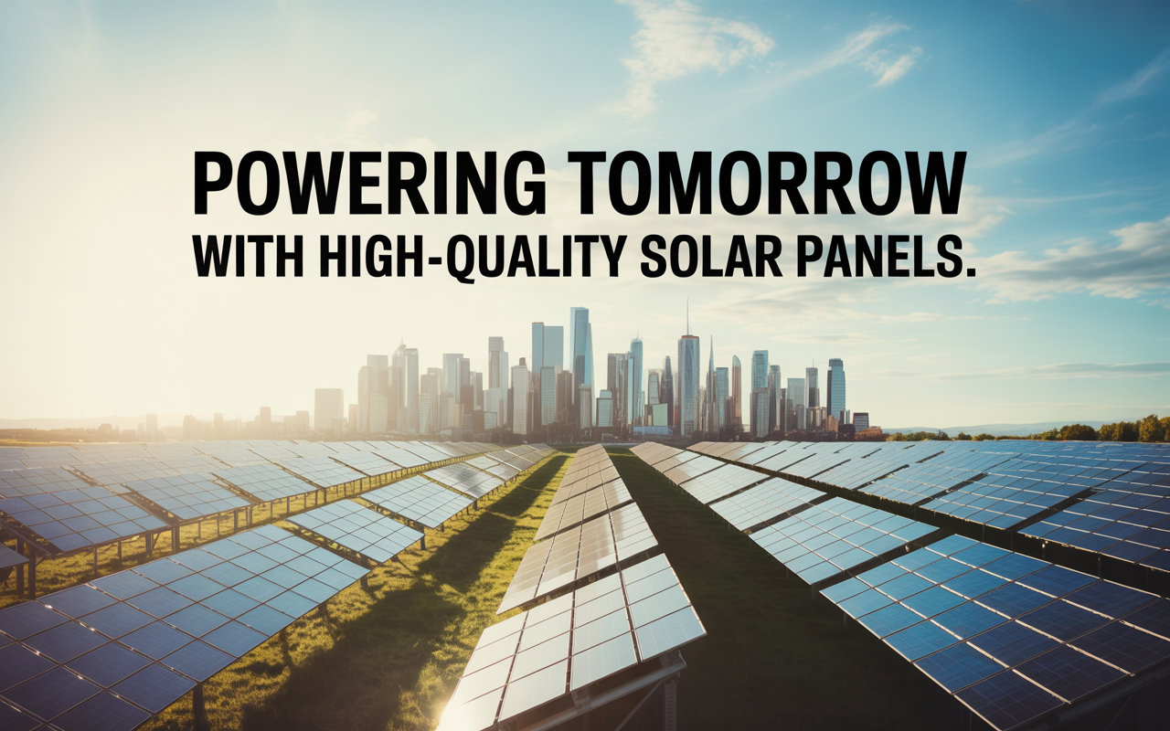 Global Power Energy Services: Powering Tomorrow with High-Quality Solar Panels