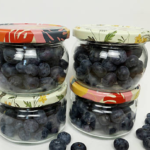 A kitchen with food storage and containers.